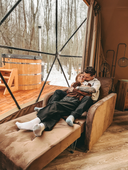 Геокупол люкс "Северное сияние"  — фото 6