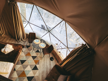 Геокупол люкс "Северное сияние"  — фото 9