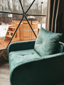 Геокупол люкс "Свидание на крыше" — фото 3