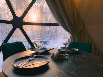 Геокупол сьют "Ниагара" без купели на террасе  — фото 6