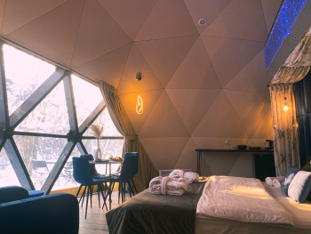 Геокупол сьют "Ниагара" без купели на террасе  — фото 9