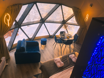 Геокупол сьют "Ниагара" без купели на террасе  — фото 5