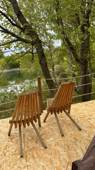 Уединённый шатёр с видом на озеро — фото 5