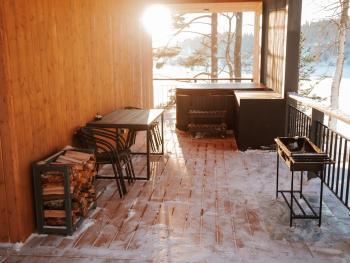 Коттедж с 3 спальнями №7 с джакузи — фото 8