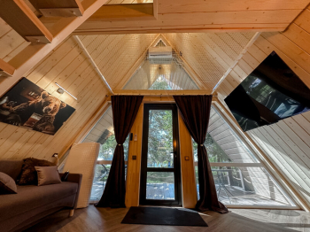 Дом А-Фрейм с видом на реку (охотничий) — фото 2