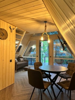 Дом А-Фрейм с видом на реку (охотничий) — фото 4