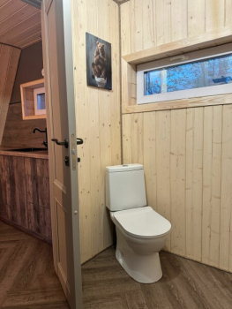 Дом А-Фрейм с видом на реку (охотничий) — фото 7