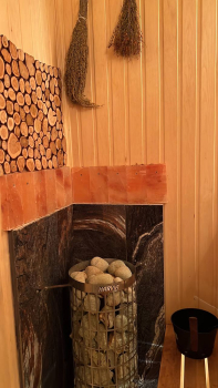 Дом из бревна “Синий” с сауной и купелью — фото 6