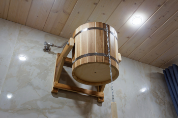 А-фрейм №1 с чаном и баней — фото 12