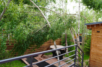 А фрейм №2 с чаном и баней — фото 15