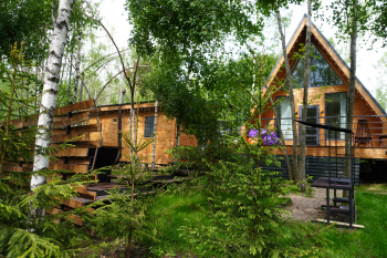 А фрейм №2 с чаном и баней — фото 1