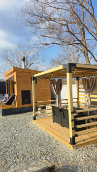 Дом с террасой, чаном и баней — фото 7