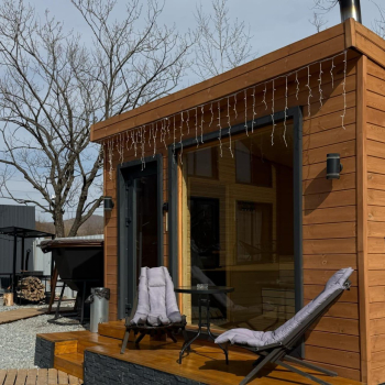 Дом с террасой, чаном и баней — фото 9