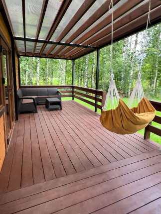 Бобровый берег-отдых на берегу Карельского озера — фото