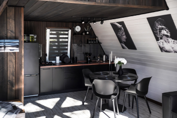 ЧЕРНОЕ БЕЛОЕ – Дом с теплой купелью — фото 2