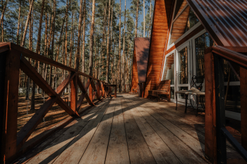 Комплекс из 2 А-фрейм домов — фото 2