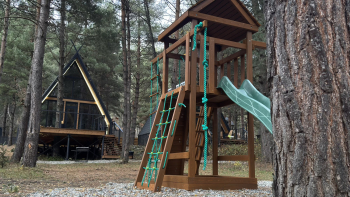 Чум средний на высоких сваях — фото 3