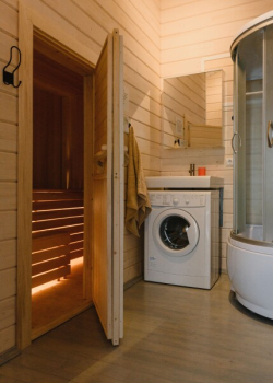 Скандинавский с 1 спальней и сауной — фото 9