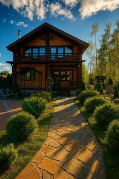 Коттедж до 6 гостей c русской баней — фото 1