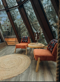 Шалаш с чаном джакузи — фото 5