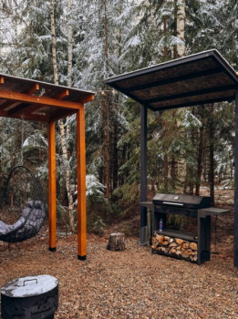 Шалаш с чаном джакузи — фото 7