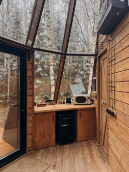 Шалаш с чаном джакузи — фото 11