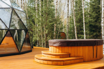 Сфера с чаном джакузи — фото 9