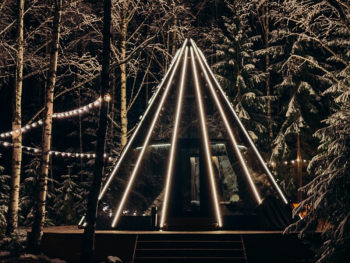 Шалаш с чаном джакузи — фото 2