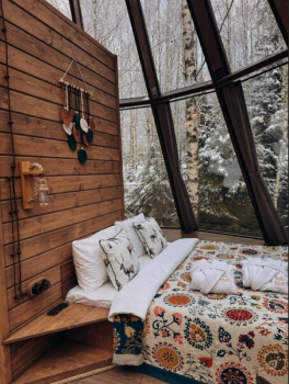 Шалаш с чаном джакузи — фото 3