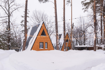 Дом А-фрейм — фото 13