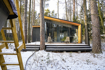 Панорамный домик с сауной — фото 3