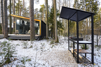 Панорамный домик с сауной — фото 4