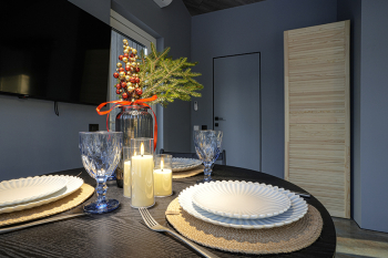 Панорамный домик с сауной — фото 10