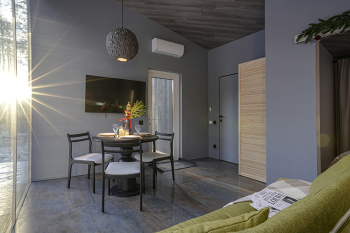 Панорамный домик с сауной — фото 13