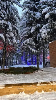 Треугольный дом на 2-6 персон с купелью — фото 6