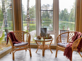 Дом баня у озера — фото 12