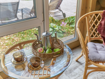 Дом баня у озера — фото 13