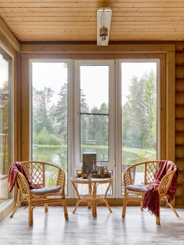 Дом баня у озера — фото 11