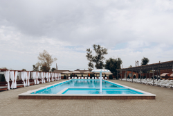 Шезлонги на общей территории — фото 1