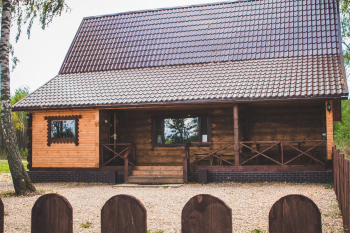 Двухэтажный дом с баней — фото 1
