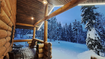 Бревенчатый дом — фото 15