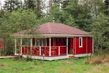 БАНЯ НА ДРОВАХ  С КРЫТОЙ ВЕРАНДОЙ — фото 14