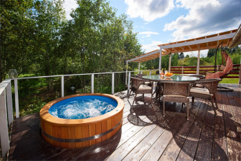 ДОМ ВДОХНОВЕНИЕ С КУПЕЛЬЮ НА ДРОВАХ — фото 1