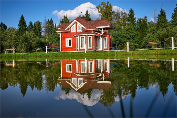 ШАЛЕ ДЕ ЛЮКС ИЗ БРУСА С КУПЕЛЬЮ НА ДРОВАХ — фото 3