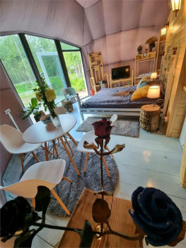 Геокупол в стиле домика Рыцаря — фото 3