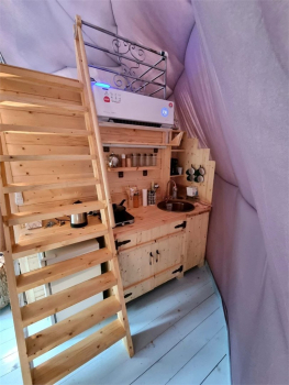 Геокупол в стиле домика Рыцаря — фото 6