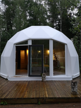 Геокупол в стиле домика Рыцаря — фото 1