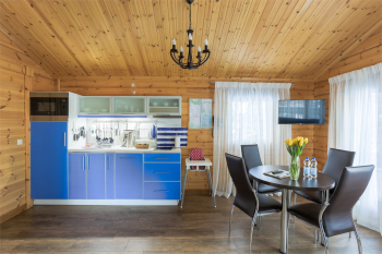 Уютный одноэтажный коттедж 1 спальная комната 58 кв.м. — фото 5