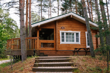 Уютный одноэтажный коттедж 1 спальная комната 58 кв.м. — фото 18