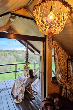 Эко-домик с панорамным окном и террасой 2+1 — фото 9